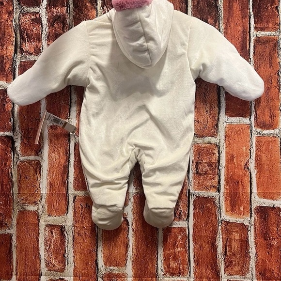 JUICY Couture Sz 0/3 M Plush Sherpa Pram  Jumpsuit New $98 - Picture 4 of 5